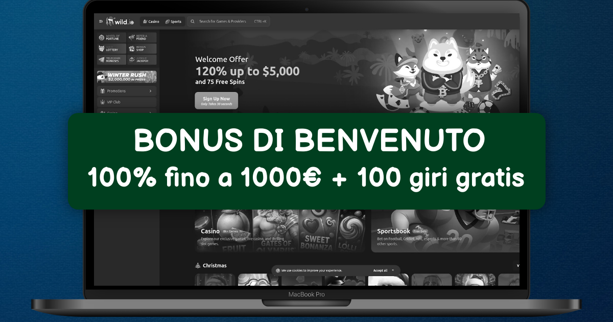 Wild Casino welcome bonus
